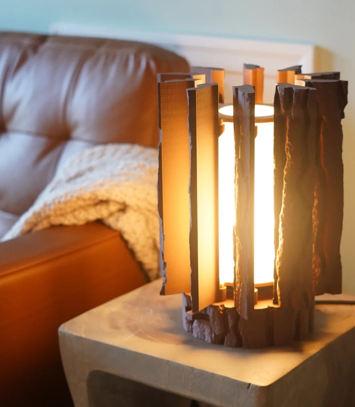 🔥This Week's Special Offer 49% OFF -Mechanically Dimming Lamp with Real Log Texture