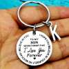 🎁2024 New Year Hot Sale🎁49% OFF⇝💓 （ Best Father Mother Gift）My Son / Daughter I Love You Forever Keychain