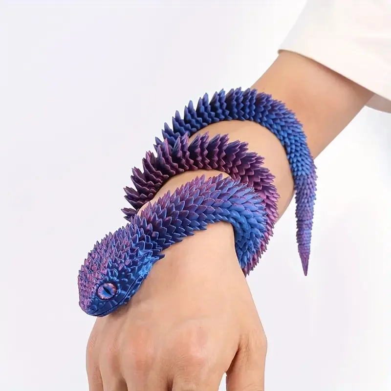 🔥Hot Sale - 3D Printed Multi-Joint Movable Snake Toy