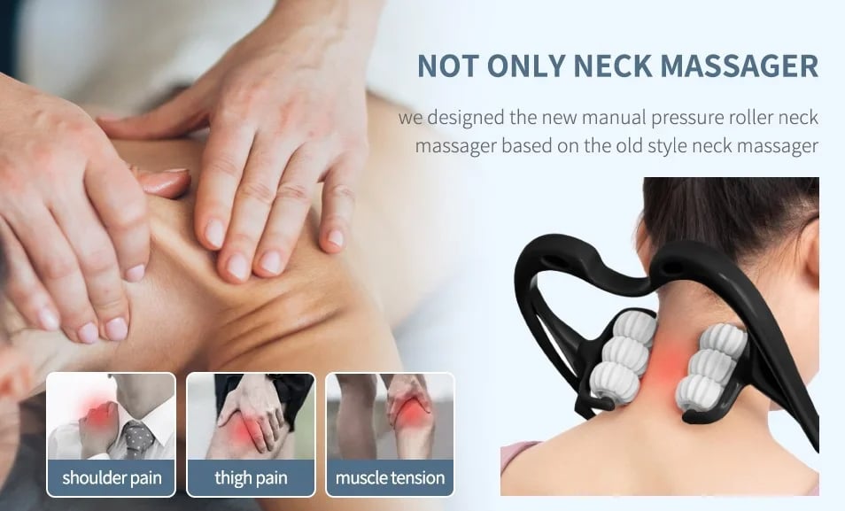 ⭐Christmas Sale 49% OFF⭐Relax Your Neck 🩺 NeckBud Massage Roller
