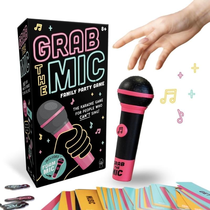 🔥TODAY SALE 49% OFF  - Grab The Mic ✨The Party Game For People Who Can't Sing!