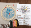 🎁Perfect Gift - 🔥Handmade Embroidery Hoop Flower Kit for Beginner