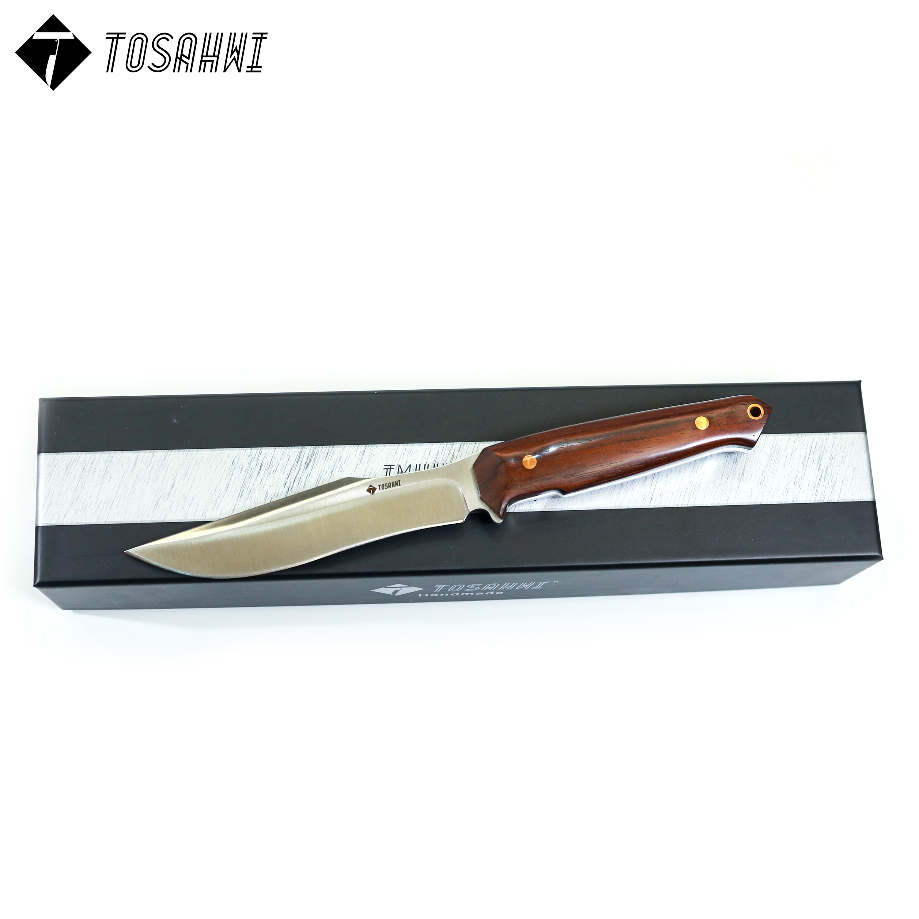 TOSAHWI HANDAME Martensite Cocobolo Fixed Blades-69527