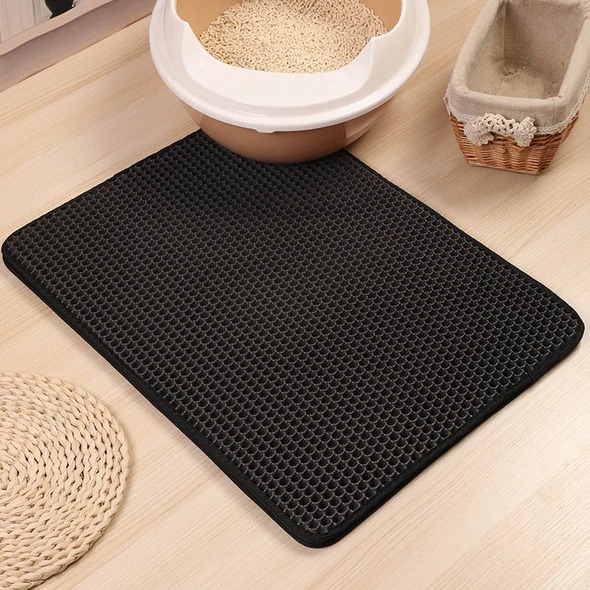 ⛄Early Spring Hot Sale 50% OFF⛄-CLEAN PAWS Double-Layer Cat Litter Mat(Buy 2 Free Shipping)