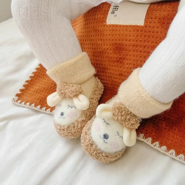 (🎄Christmas Pre Sale Now-49% Off) Baby Cartoon Plush Cotton Toddler Shoes