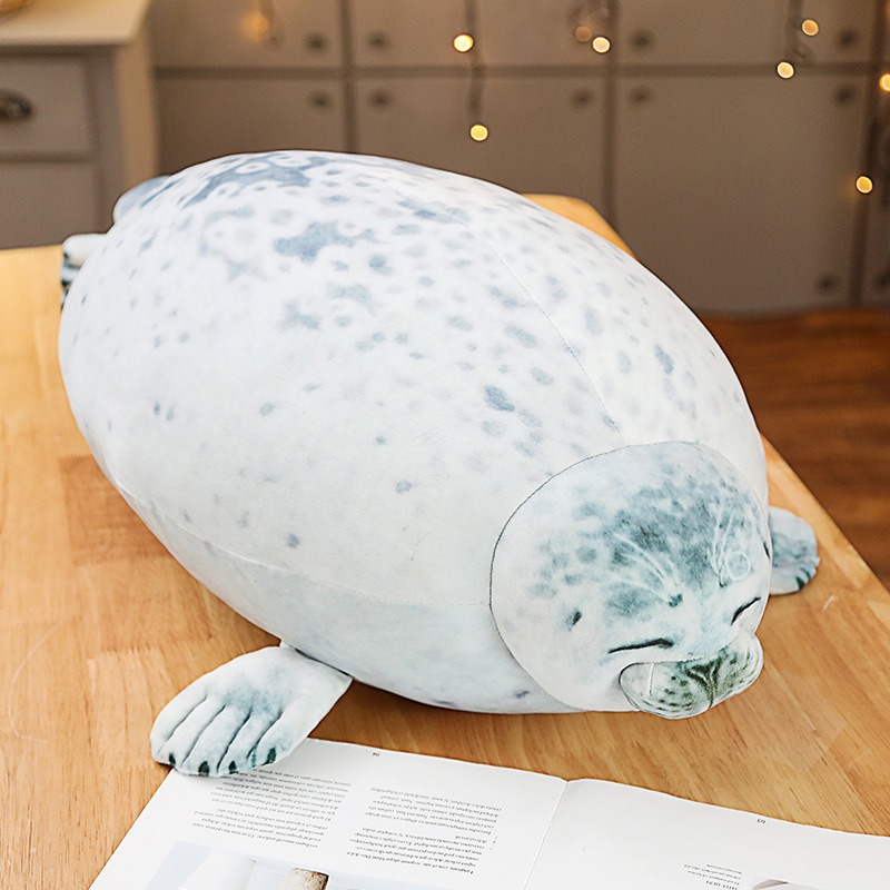 Hyper Realistic Chubby Blob Seal Pillow