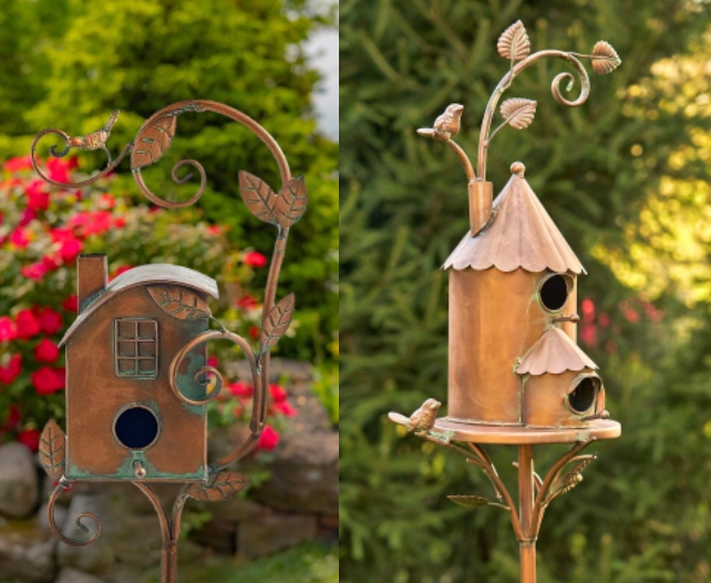 🌳【Handmade Wooden Stake Bird Cage】Exquisitely designed to beautify your garden!