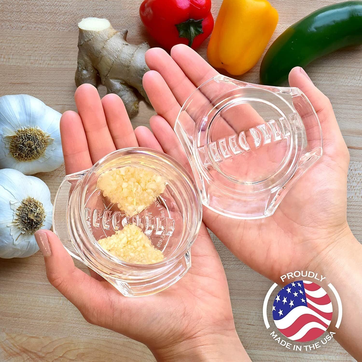 🔥(Last Day Promotion - Save 48% OFF) 2023 Ultimate BEST Garlic Grinder ！！-🔥Buy More,Save More🔥