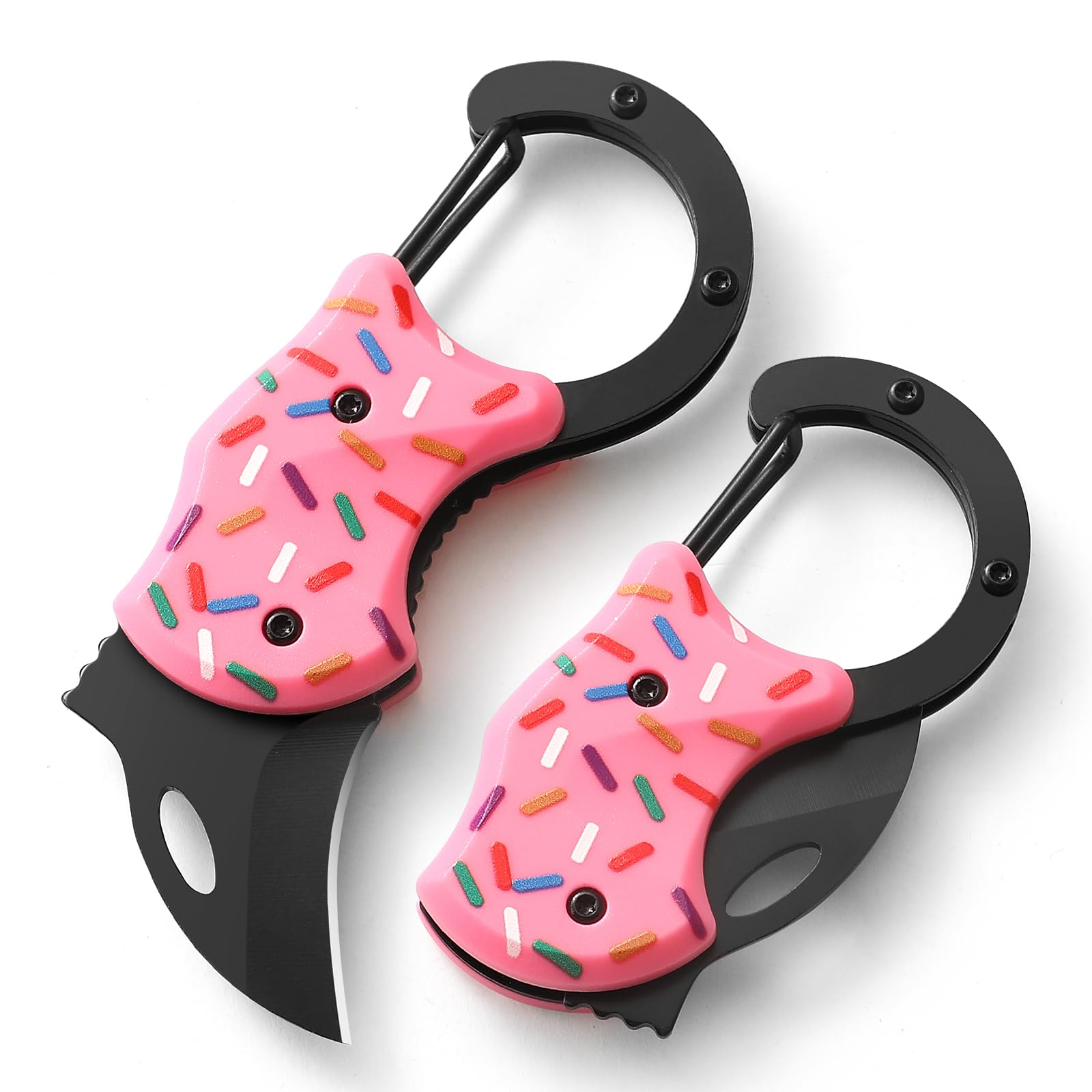 🍩 Pink Donut Pocket Knife