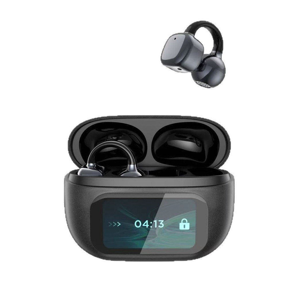 🔥Bluetooth-Kopfhörer mit Ohrclip und Touchscreen