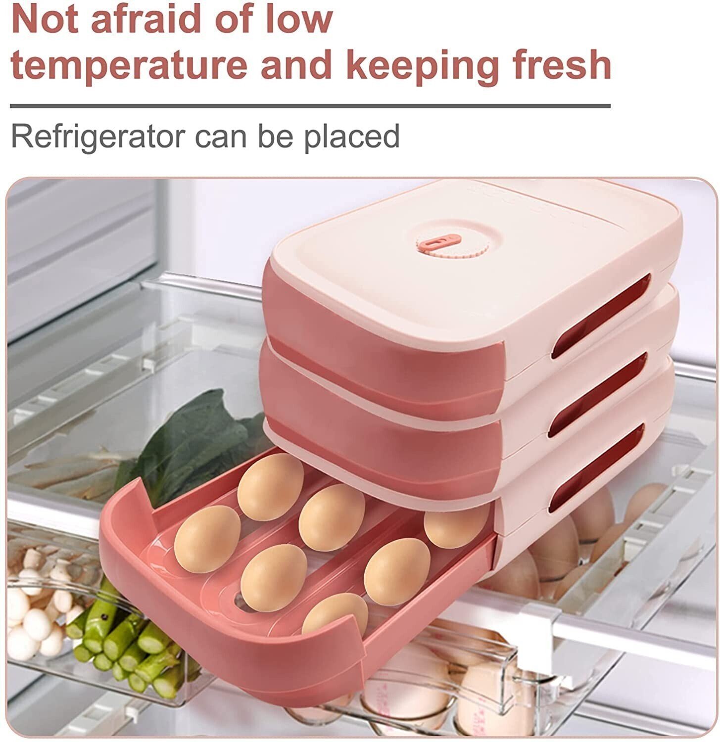 (🔥HOT SALE NOW - 48% OFF)NEW DRAWER TYPE EGG STORAGE BOX