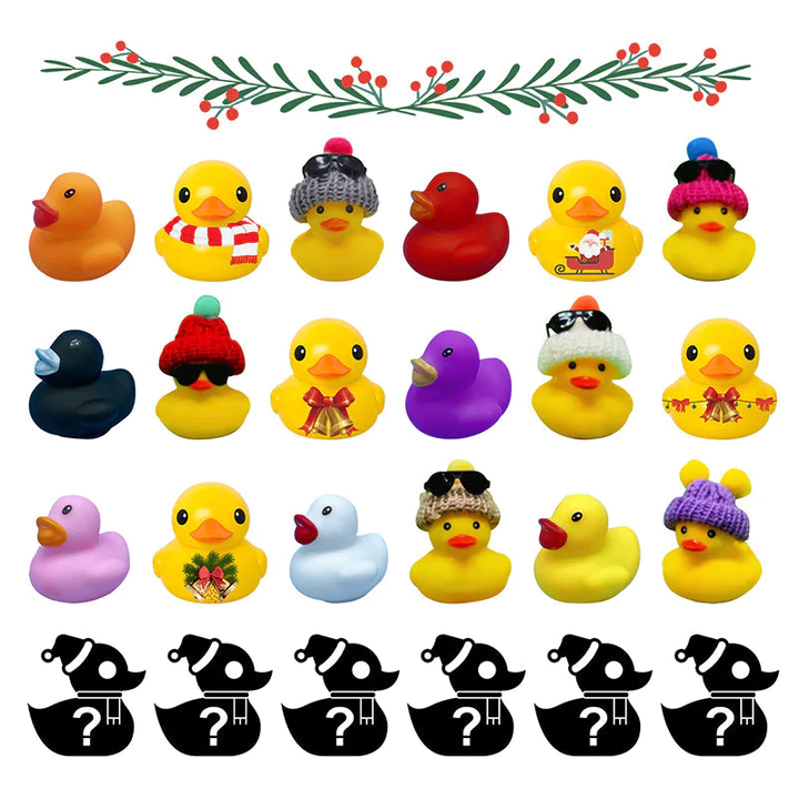 🎄Early Christmas Sale - 49% OFF🦆 Christmas Rubber Ducks Advent Calendar 2022 - Buy 2 Free Shipping