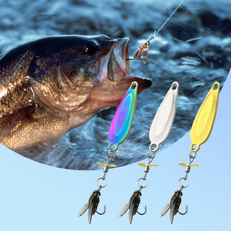 🔥Kaufen 1 und Erhalten 1🎣Metall-Propellerfliegen-Falschköderhaken