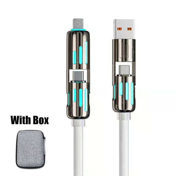 🔥Last Day 49% OFF🔥 4-in-1 USB Charging Cable fast charging (With Box)