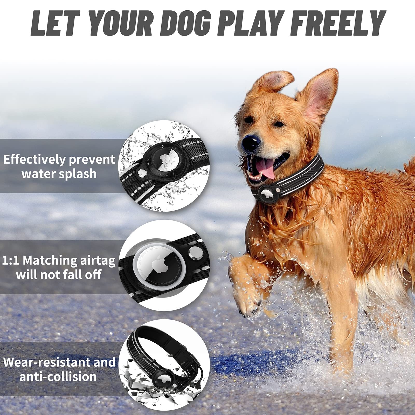 🔥Last Day Promotion- SAVE 70% OFF📲Stay Connected: AirTag Collar-BUY 2 FREE SHIPPING