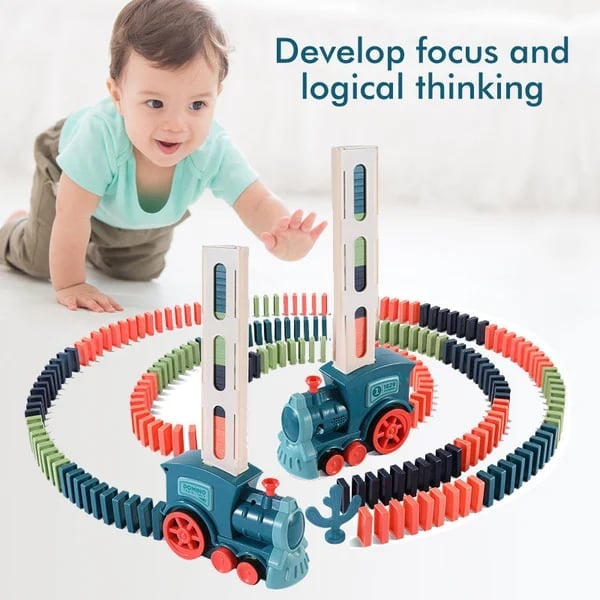 (🔥Last Day Promotion 50% OFF) Automatic Domino Train - Buy 2 Get Extra 10% OFF & Free Shipping