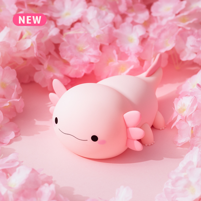 🔥Last Day Promotion 70% OFF🔥Axolotl Cute Squishy Night Light⚡Buy 2 Free Shipping