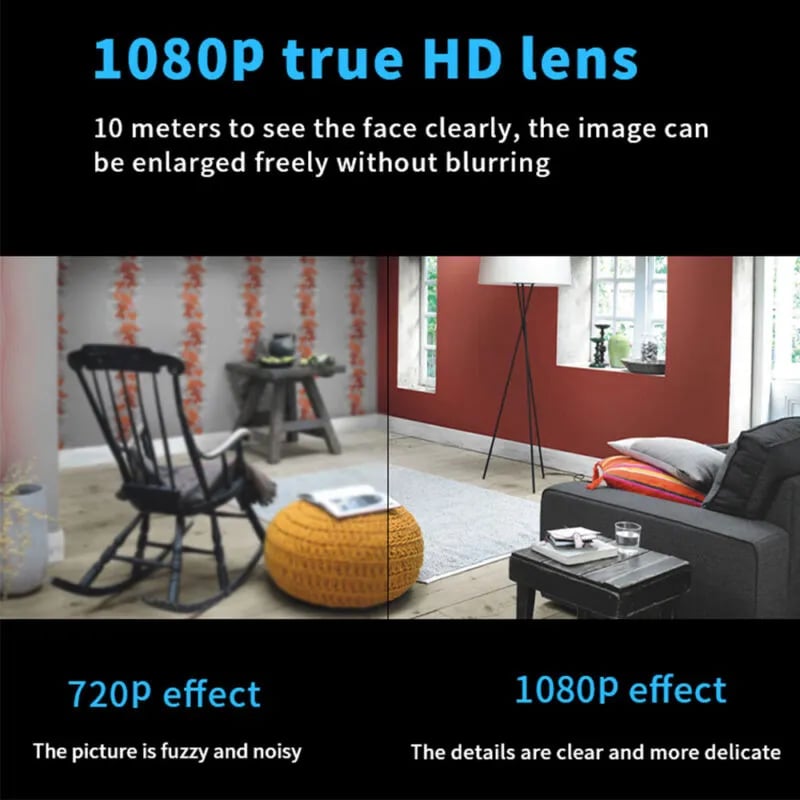 🔥LAST DAY 50% OFF📸Mini WIFI Camera 1080P HD - Night Vision Included