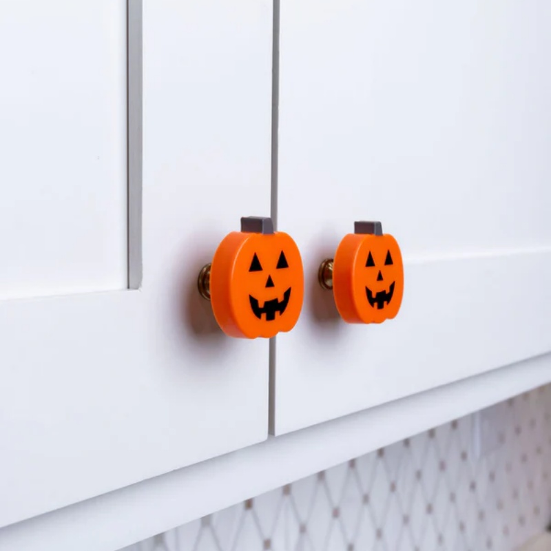 🎃Early Halloween Sale👻Set of 5 pcs Halloween Pumpkin Knob Button Cover-Buy More Save More