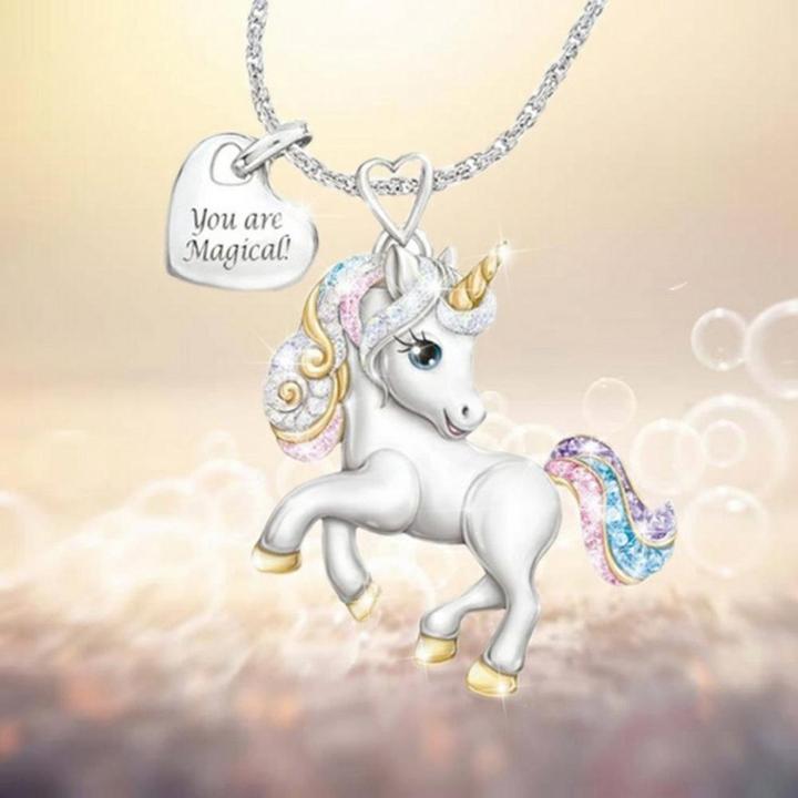 Unicorn Necklace 🔥(BUY 1 GET 1 FREE)