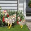 🎁Early Christmas Sale- 48% OFF - 🐓Light-Up Chicken 3D with Scarf Holiday Decoration(3D)（🔥🔥BUY 2 FREE SHIPPING）