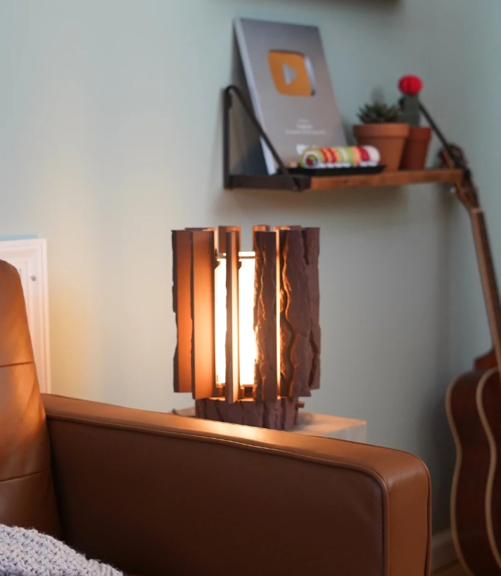 🔥This Week's Special Offer 49% OFF -Mechanically Dimming Lamp with Real Log Texture