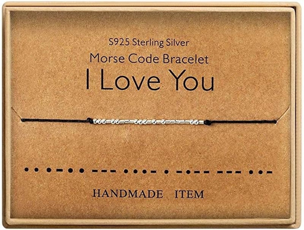 (🎅EARLY XMAS SALE - 50% OFF) Morse Code Bracelet, Buy 3 Free Shipping