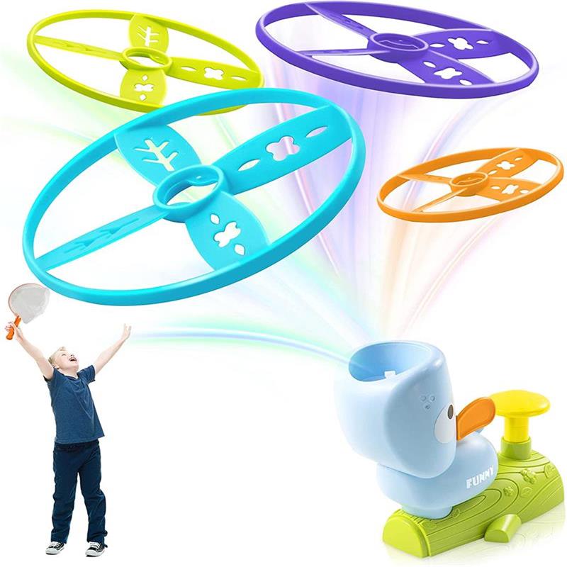 (🔥Last Day Promotion 50% OFF) Flying Disc Launcher Toy for Kids - Buy 2 Free Shipping