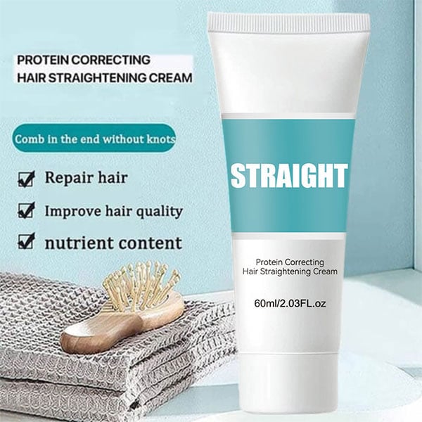 (🔥Last Day Promotion - 70% OFF)Silk & Gloss Hair Straightening Cream, Buy 2 Get 2 Free