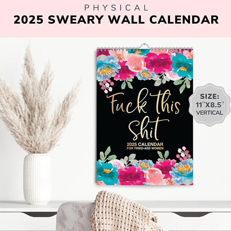 (🎄Early Christmas Sale - 48% OFF) 🤣Here We Fucking Go Again - 2025 Calendar