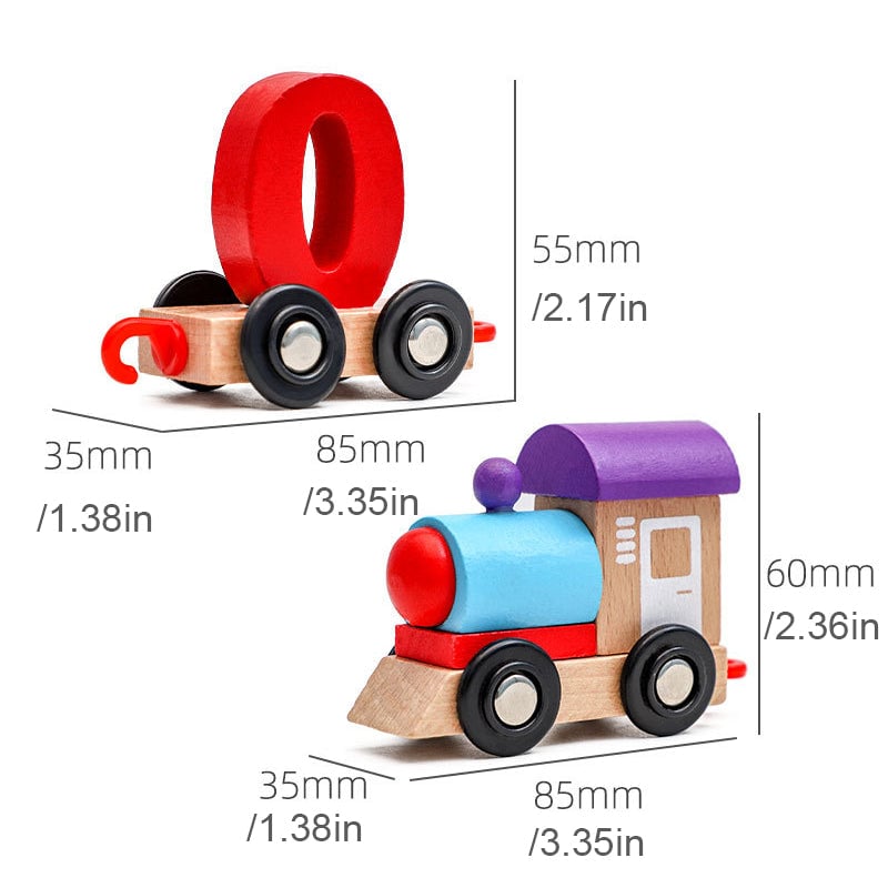 (🎄Christmas Hot Sale🔥🔥)Wooden Digital Train Toy(BUY 2 FREE SHIPPING)