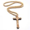 ✝️100% Handmade Jesus Cross Wooden Necklace(𝐉𝐚𝐜𝐤 𝐌𝐢𝐥𝐥𝐞𝐫 𝐇𝐚𝐧𝐝𝐦𝐚𝐝𝐞®)