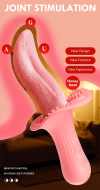Rose Realistic Tongue Licking Massage Vibrator