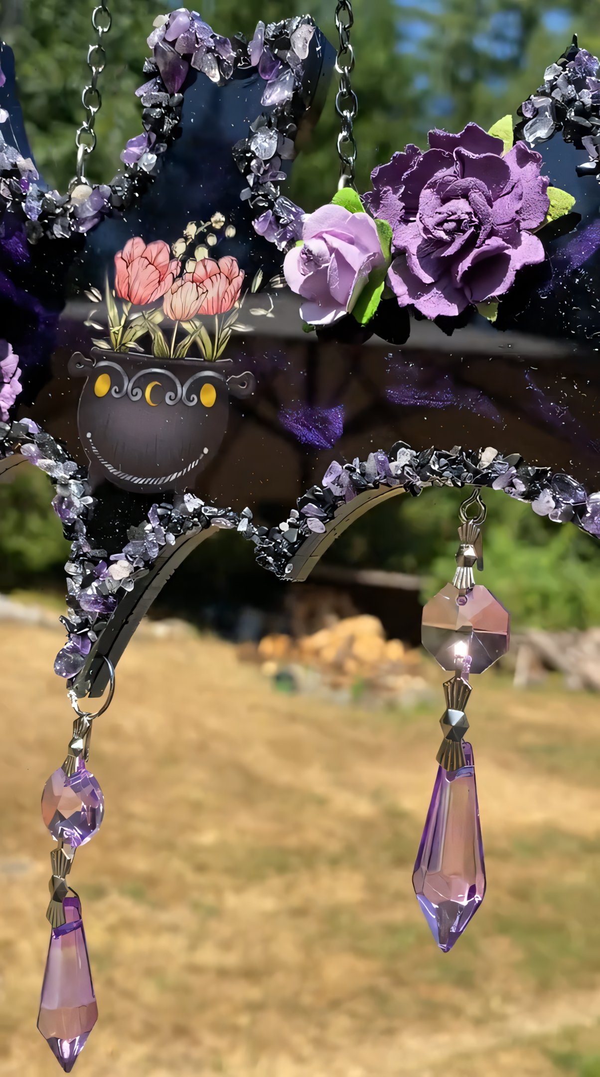 🎁TikTok Last Day Sale - 70% OFF🦇Witching Hour Blooms & Bat Accents