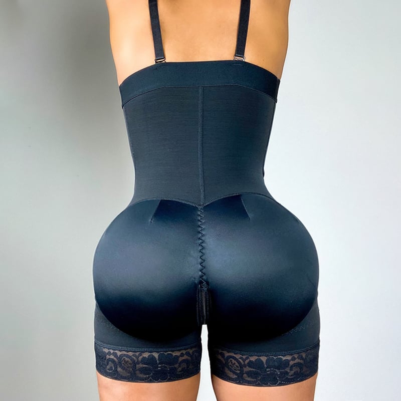 Firm Tummy Compression Bodysuit Shaper with Butt Lifter