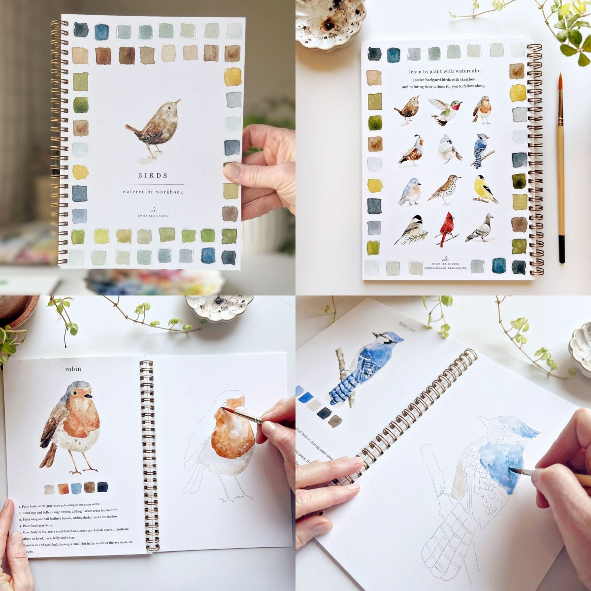 🖼️Beginner-Friendly💕Watercolor Workbook