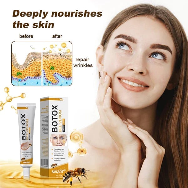 (Made and Shipped from USA) 🧑‍⚕️NEGUSY® Botox Bee Venom Wrinkle Removal Cream