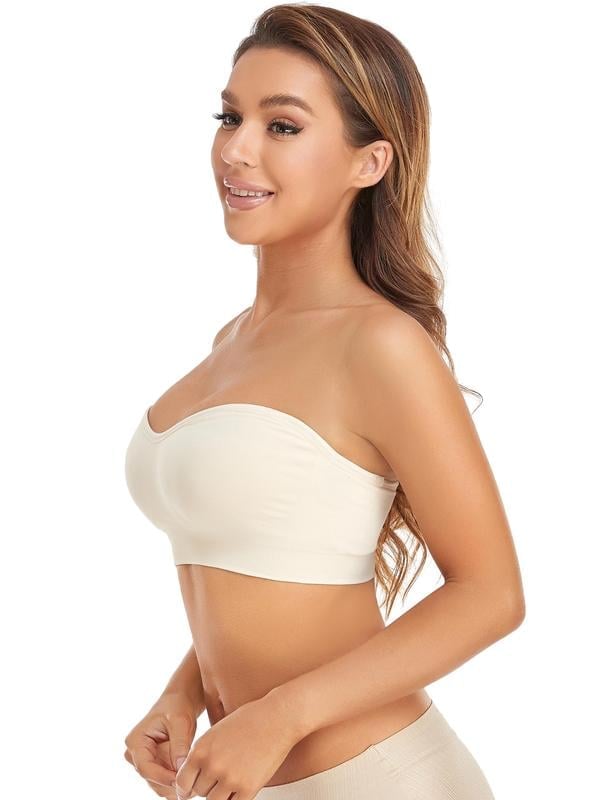 💥LAST DAY SALE 50% OFF💥Non-Slip Silicone Padded Bandeau Bra