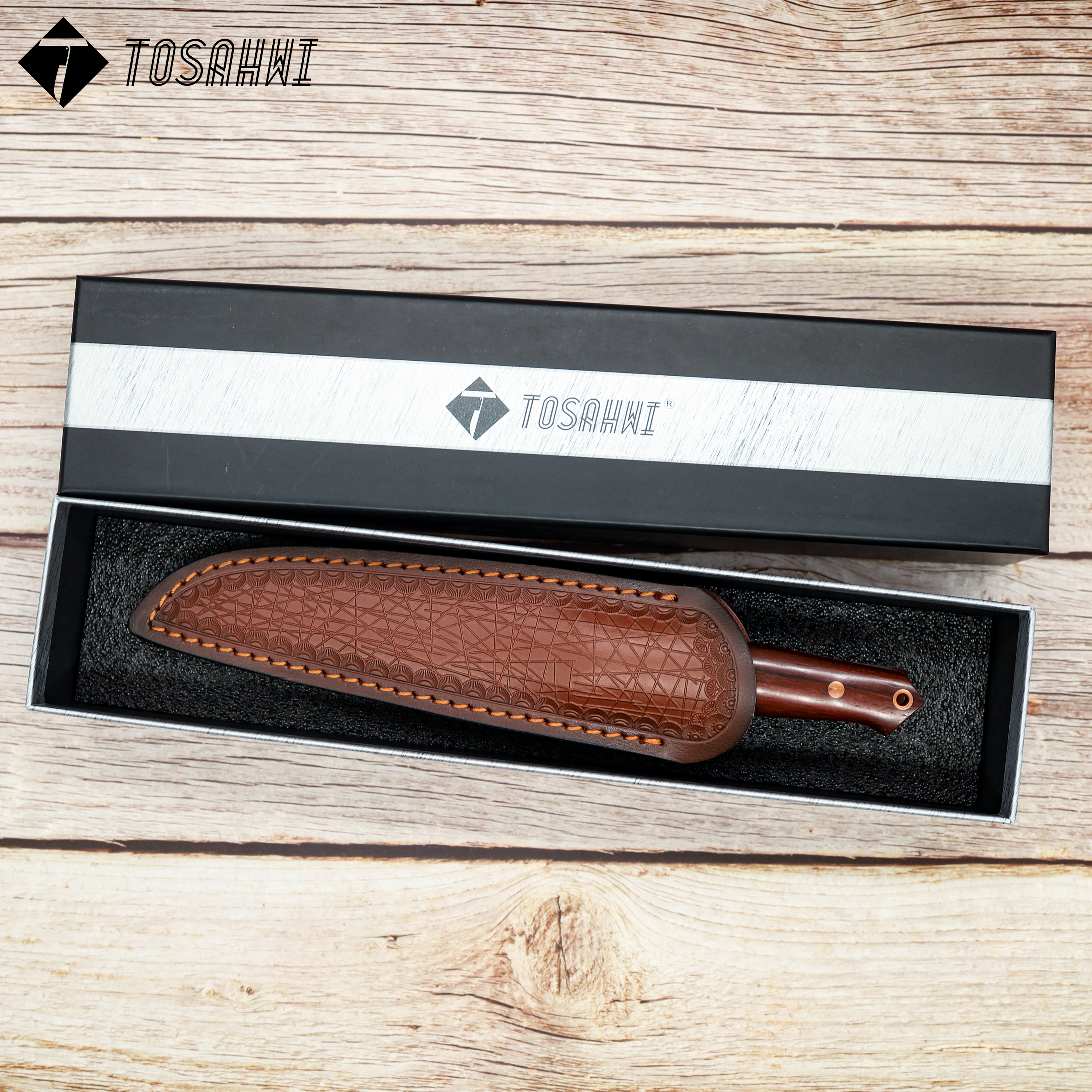 TOSAHWI HANDAME Martensite Cocobolo Fixed Blades-69527