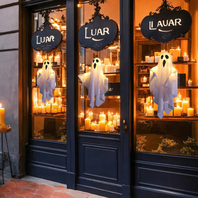 💥Halloween Preview 49% Off - 👻✨Halloween Glowing Ghost Chandelier