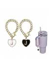 Letter Charm Accessories for  Cup 2PCS Initial Name ID Personalized Handle Charm for  Tumbler