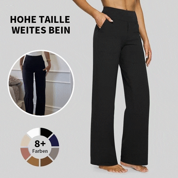 🔥Heißer Verkauf - 49% Rabatt🔥Locker sitzende Yogahose mit hoher Taille