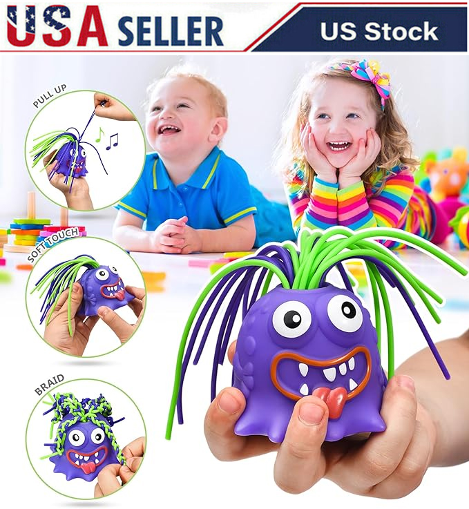 🎄(Christmas Hot Sale - 49% Off) Hair Pulling Monster - Stress Relief and Anti Anxiety Toys - Buy 4 Get Extra 20% Off