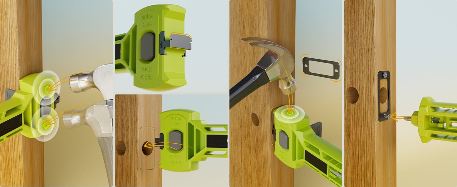 💥LAST DAY SALE 50% OFF💥Door Latch Installation Kit