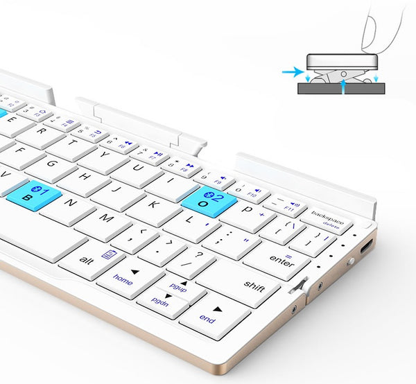 🔥Last day 50% OFF😎BOW Folding Bluetooth Keyboard⌨Free shipping!