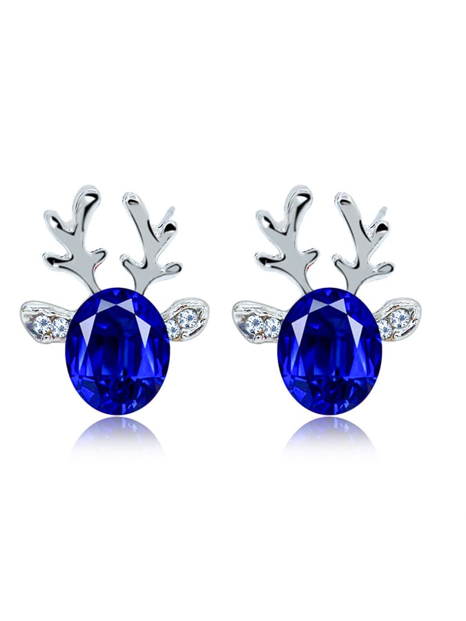 Women's Christmas Elk Stud Earrings