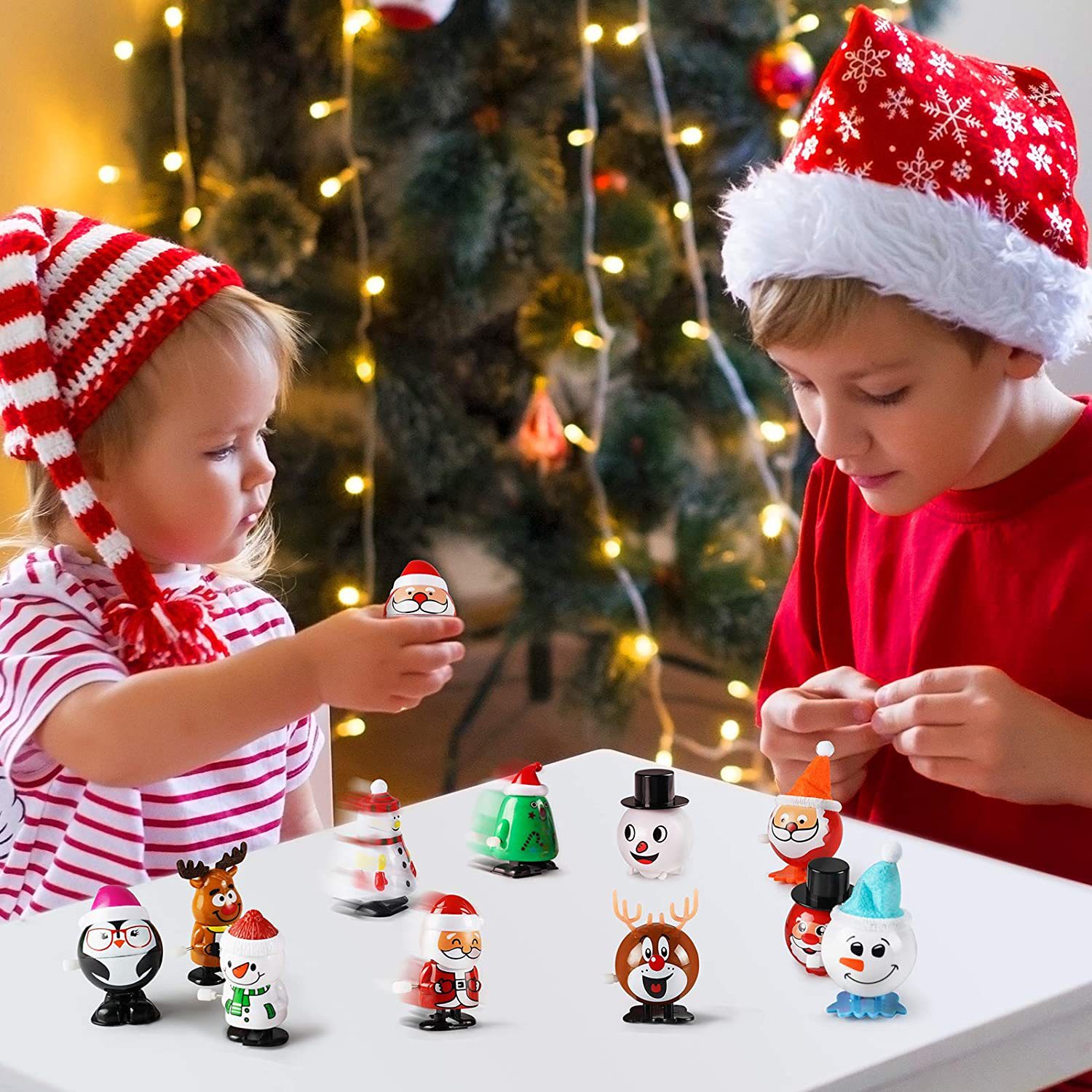 🔥12Pcs Christmas Wind Up Toys-Buy 2 Packages Free Shipping