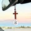💥LAST DAY SALE 50% OFF💥Bible Verse Car Rearview Hanging Cross Ornament