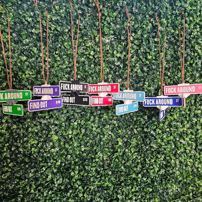 🔥Last Day 49% OFF-F*ck Around and Find Out Street Sign Hanger