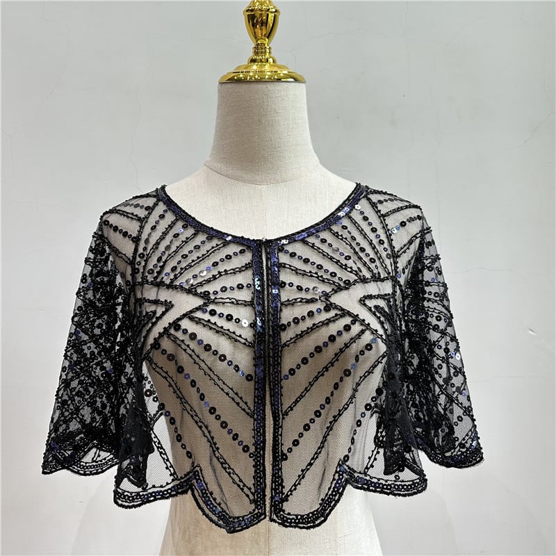 🎁TikTok Last Day Sale - 70% OFF🎉Sequin & Beaded Shawl – 5 Stunning Ways to Style It!